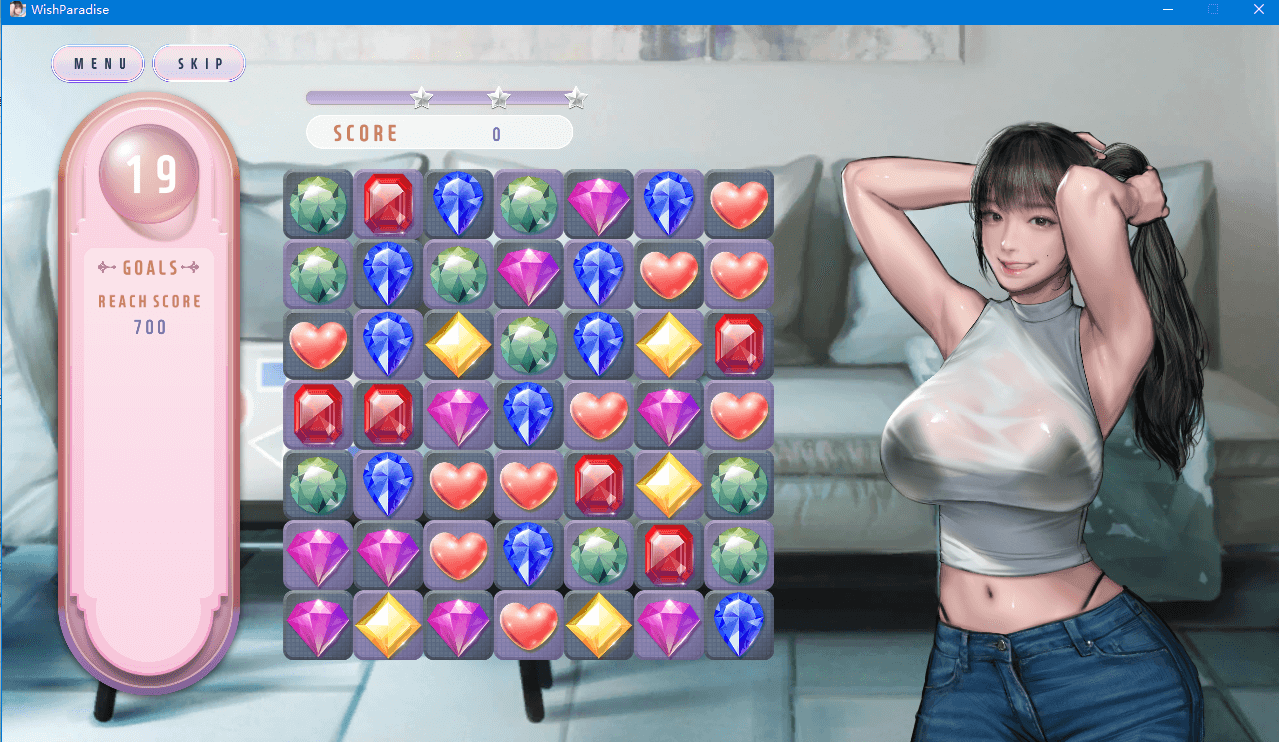 【互动SLG/中文/动态CG】[KIDMO画师]极乐天堂 V1.3 -WISH–ParadiseHigh