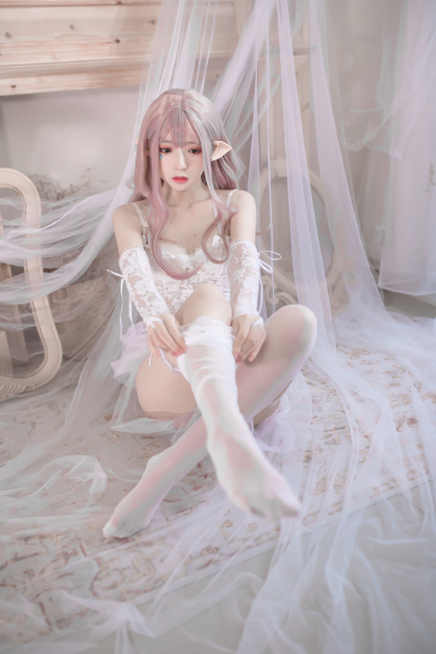 疯猫ss 纯白精灵 （29P 915M）