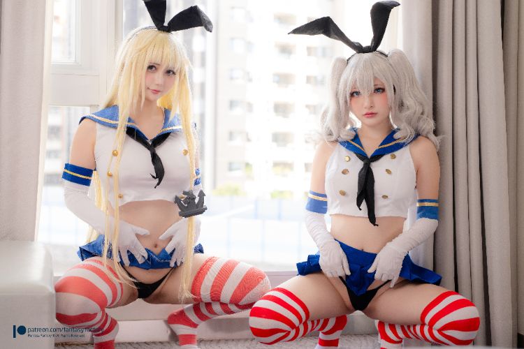 [小丁] - Kashima＆Shimakaze With Rinka【40P 232M】