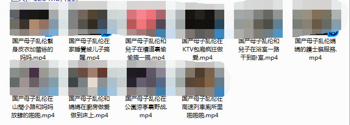 NO.73 国产母子乱伦系列 10V 24P