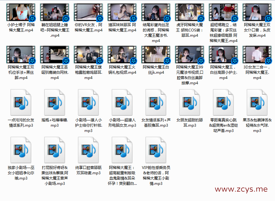 NO.104 虎牙阿稀稀大魔王合集 16V 13A