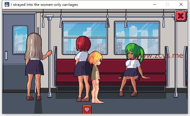 [SLG] I strayed into the women-only carriages [中-日-英] / 誤って女性専用車廂に乗り込んだ