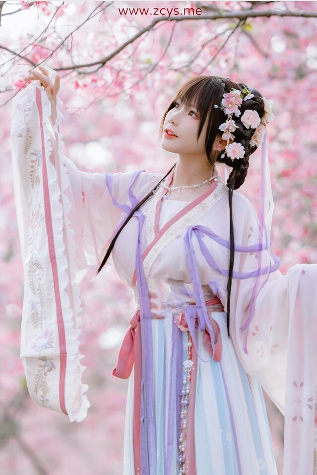 【Cos/写真】Nyako喵子 - NO.35 樱花汉服 花神祈愿 [52P-219MB]