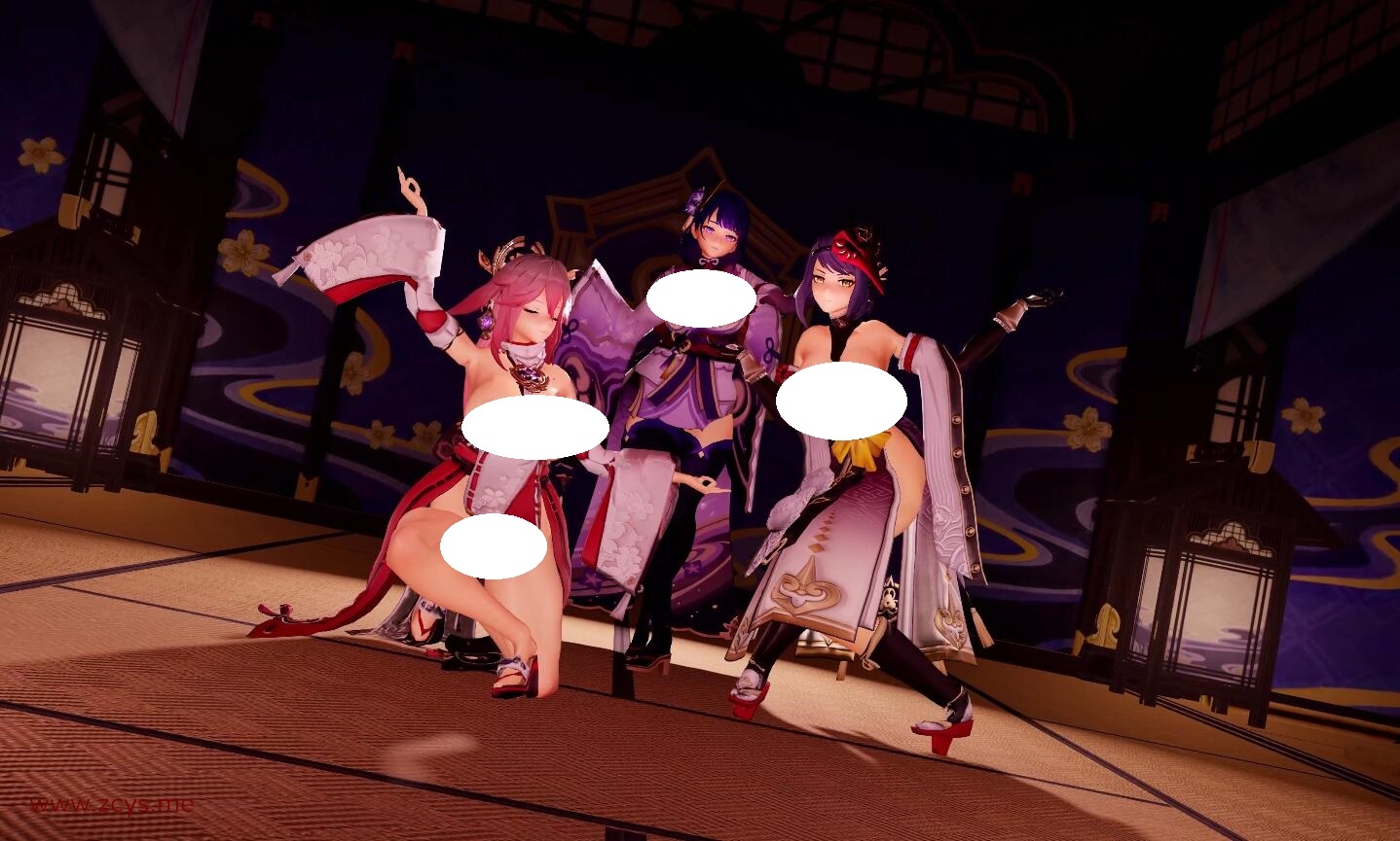 【MMD】将军、神子、九条裟罗-桃源恋歌[1V - 1.1G]