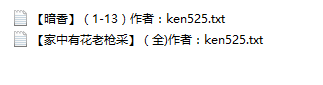 【自打包】小说贴-ken525(平行线上的小K)作品合集(2本)