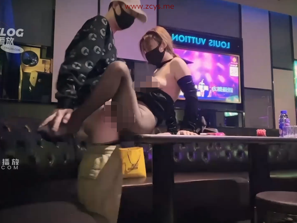 【自打包】糖心人气up-91兔兔-KTV包厢激情(1V,1.37G)
