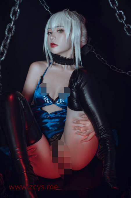 【自打包】超人气coser-喵小吉-黑呆 Nekokoyoshi - Saber Alter原版(92P,2PV,3.6G)