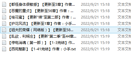 【自打包】小说贴-【小手】作品合集(8本)