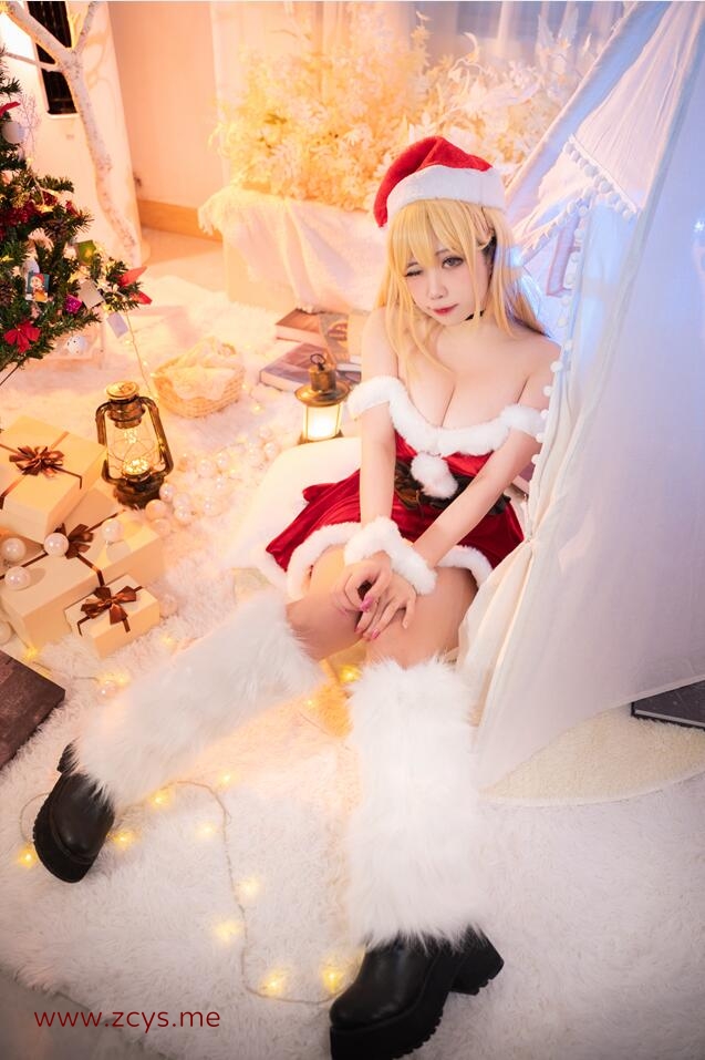 【Cos/写真】贞子蜜桃 - NO.12 喜多川夢海 圣诞 [70P1V-870MB]