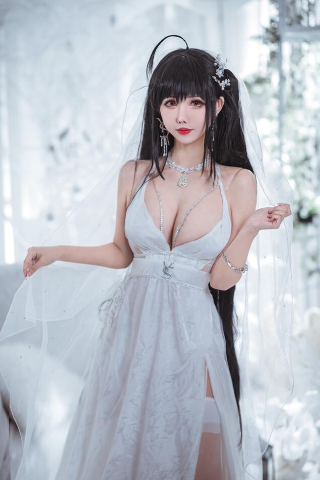 【Cos/写真】仙女月 - NO.08 大凤纯白婚纱 [30P-189MB]