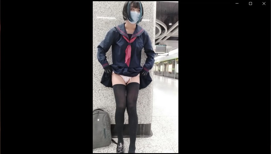 TS聆风 ：小手紧张兮兮，行人不停出现，列车不停进站，内裤脱了又穿上，几番折腾终于迎来了高潮【1V456M】