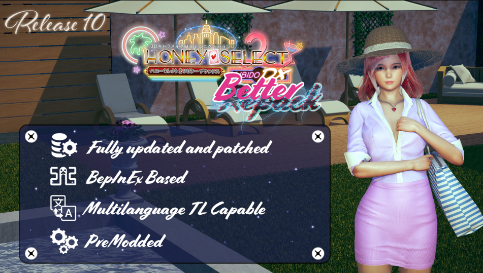 [Illusion|内置中文|超大整合] HoneySelect 2 DX (ハニーセレクト2 DX) BetterRepack R10 【176GB】