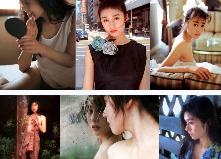 让人窒息 复古女神!青山知可子 色情剪辑视频+写真图!