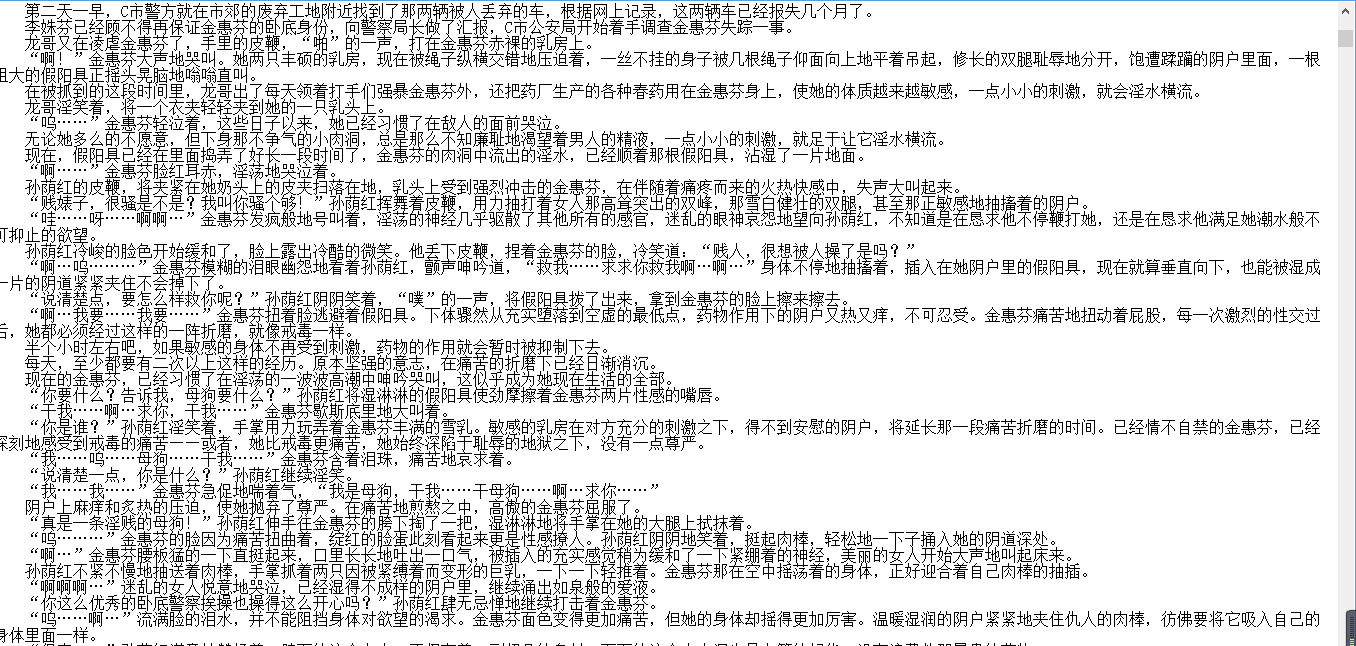 【自打包】小说贴-【色劫-女警淫梦】【1-35完结+“同人番外”1章】