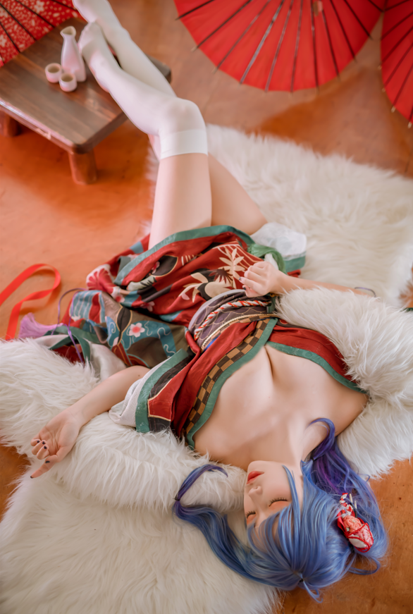 二佐Nisa - NO.137 碧蓝圣路易斯和服 【22P440M】