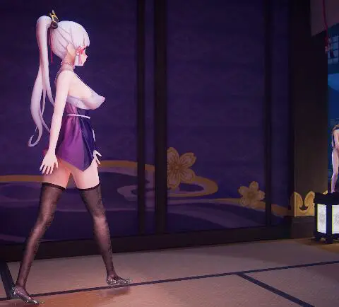 MMD]神里绫华＆空_SEX[1V/1G/度盘]
