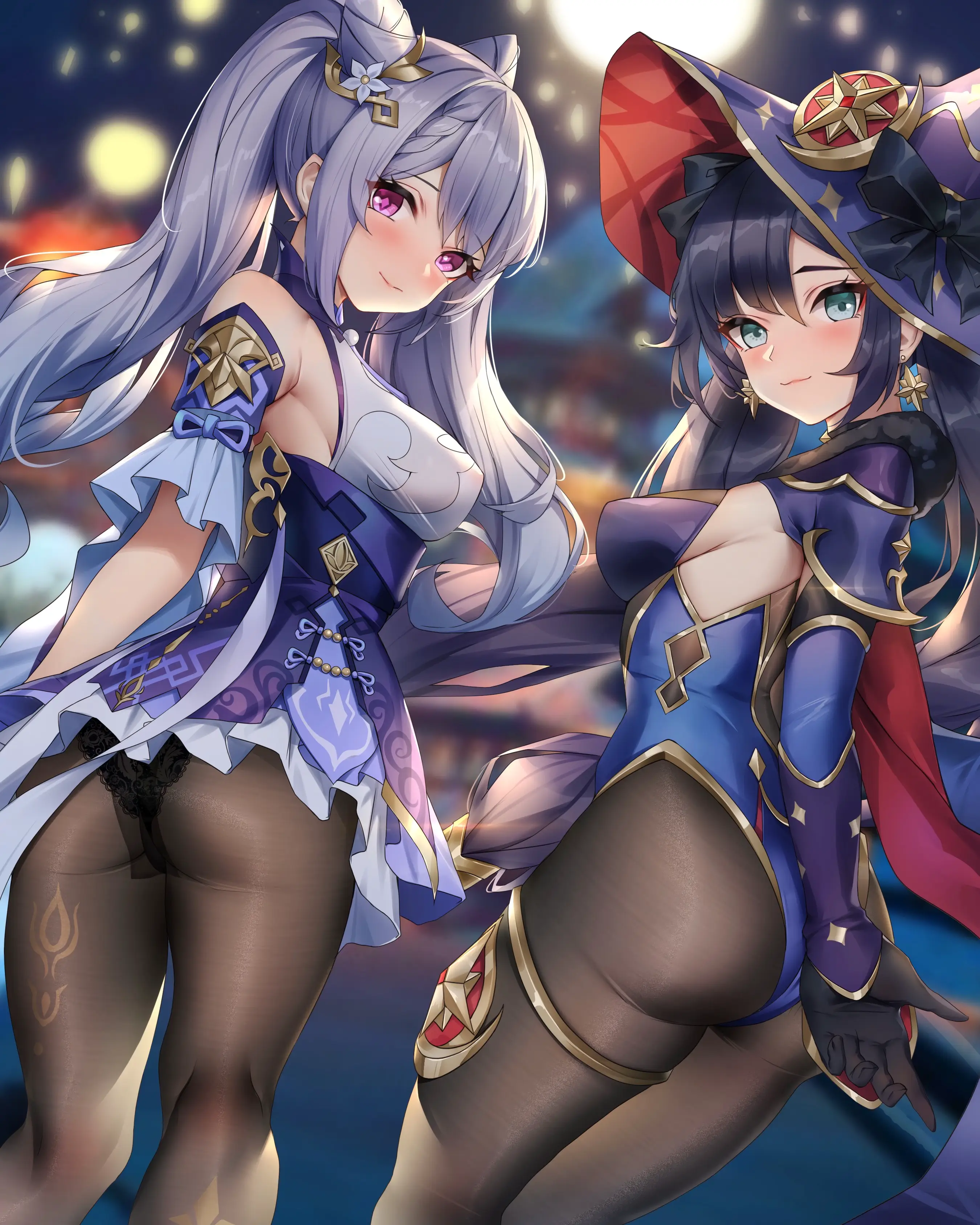 iwara][lwlwlw2008] Genshin Impact Keqing Genie 蝶/Genshin Impact Mona PLAY 蝶[450M][百度云]