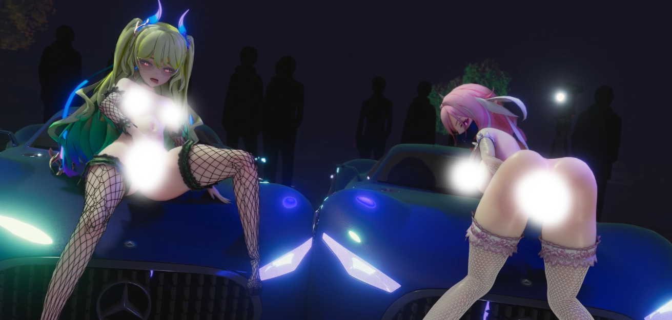 MMD 无修正 GreeeeeENen大佬1月新作 爱莉+蛇蛇 1V 1.93G
