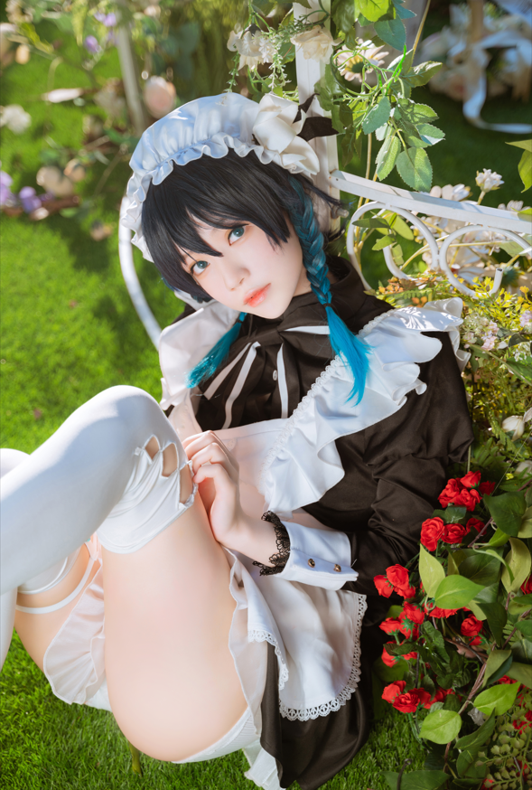 桜桃喵 NO.140 温迪女仆+花絮 【26P1V1.32G】