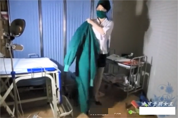 南京子玥女王医院帮狗奴打飞鸡-捆绑推油手法超赞一小会就出货  427M