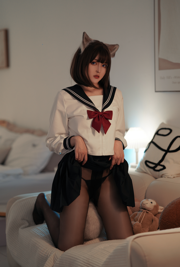 Natsuko夏夏子 - JK大尾巴猫 【50P430M】