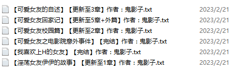 小说贴-【鬼影子】作品合集(6本)