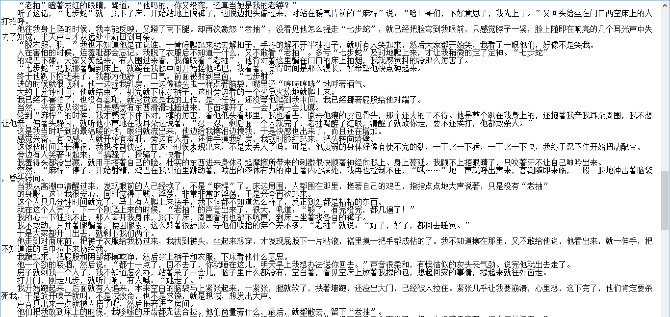 小说贴-wangzhuan258（wz258）作品合集
