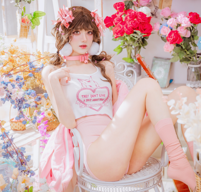 cos-南桃momo-少女吉他与蝴蝶结 原版（28P,240M）