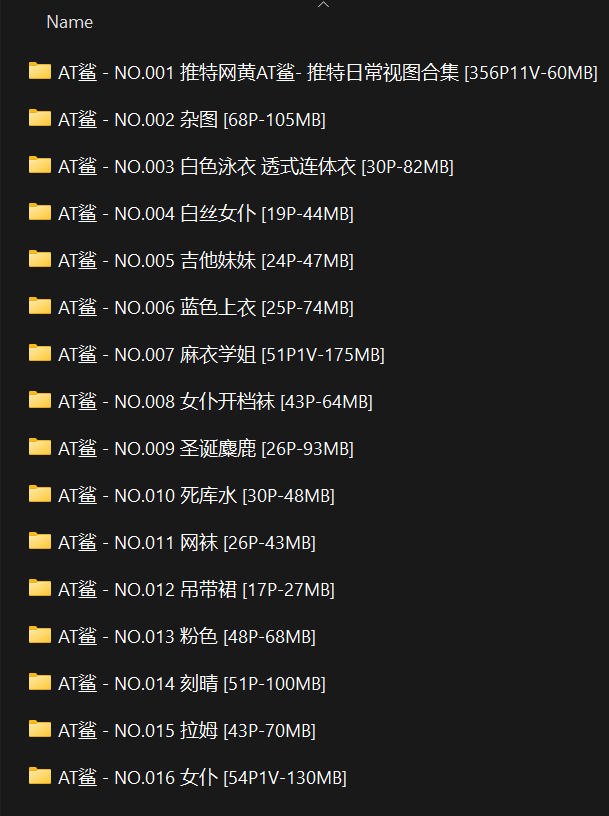 推特AT鲨27套大合集【1469p 15v 1.33g】