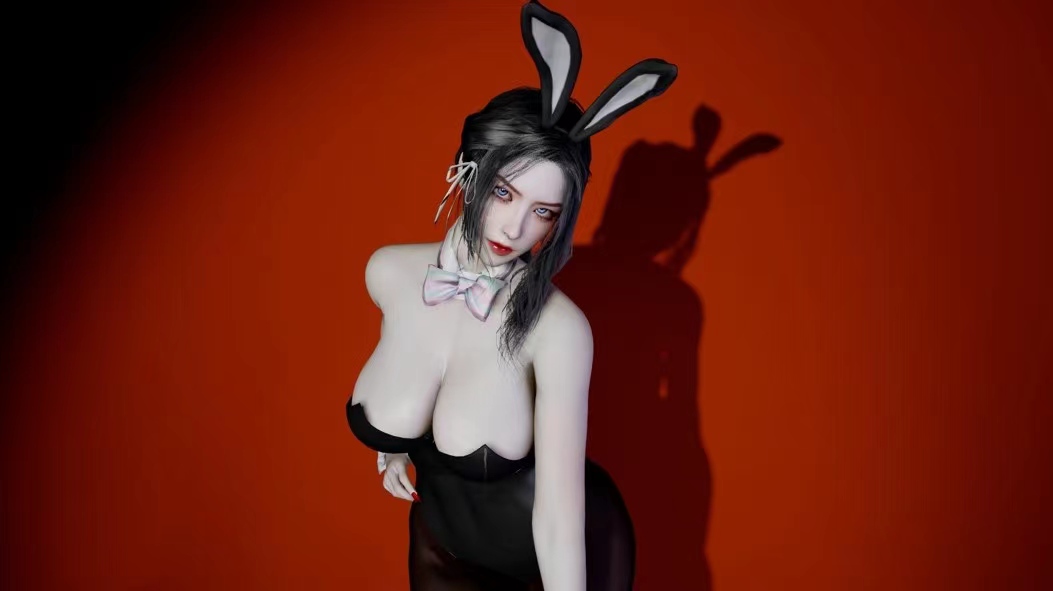 【3D全彩】新年特别篇-兔年大吉(风韵犹存妈妈)★高渲染 (完/黑丝人妻)【104M】