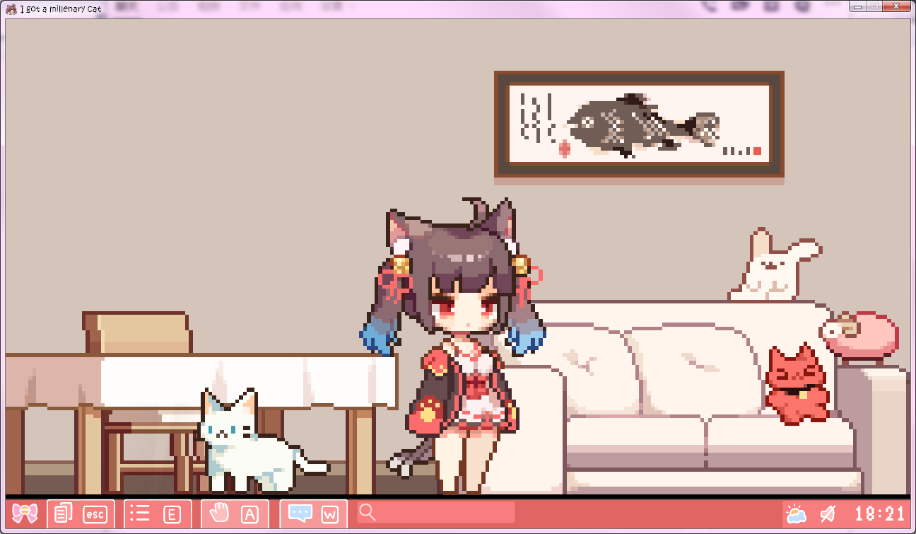 [PC]为什么你们每个人都能捡到猫娘啊喂？ 捡到千年猫 300M（带存档