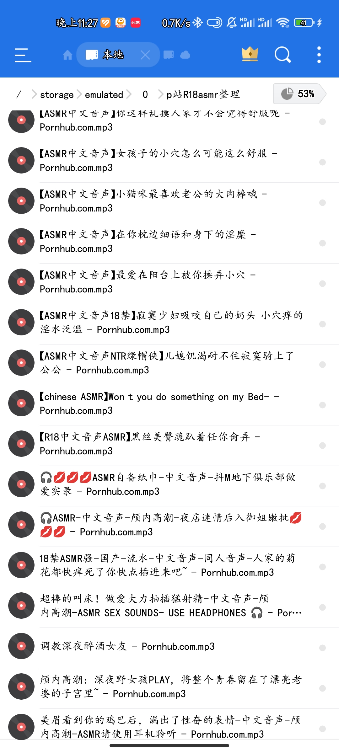p站R18音频整理（96个）