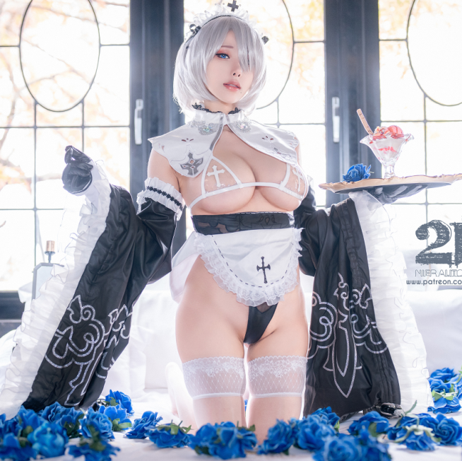 人气cos骚鸡-雨波_HaneAme-Nier_2B(92P,273M)
