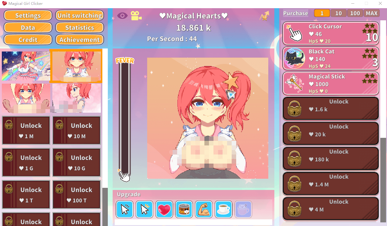 【SLG】魔法少女点击器 Magical Girl Clicker V2.2 STEAM官方中文版