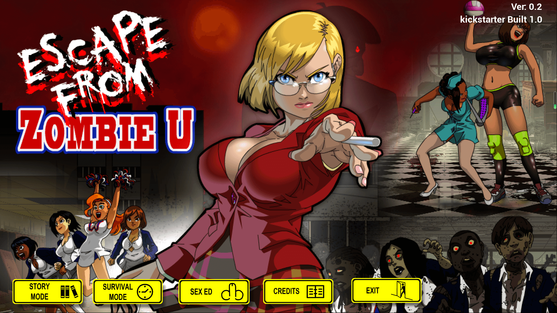 【ACT/英文】逃离僵尸:Escape From Zombie Ver0.2KB1.0 步兵版