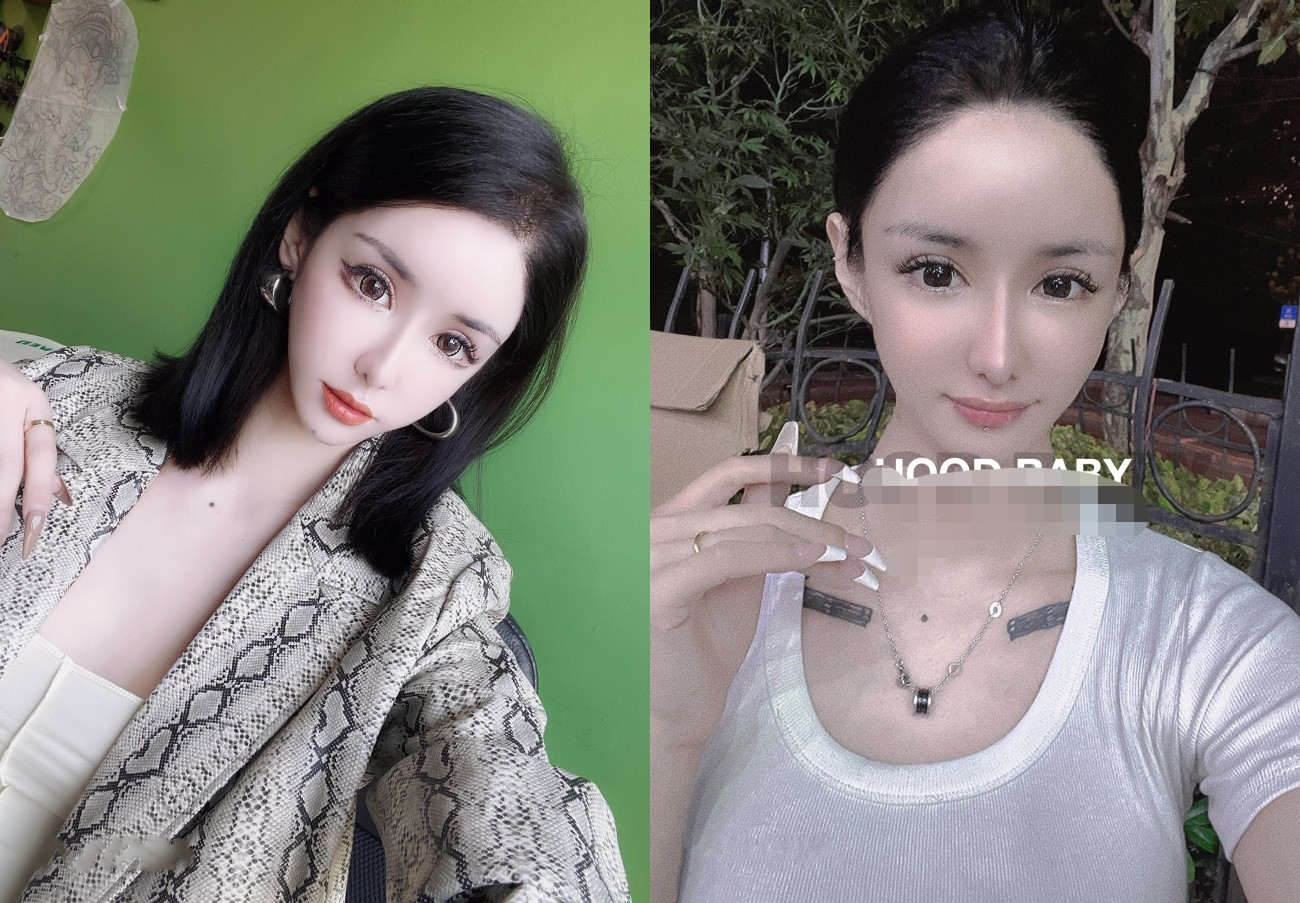 颜值巅峰，极品人造高端外围CDTS苏晓曼露脸私拍~首次见到J8已割是如何搞的[2290M