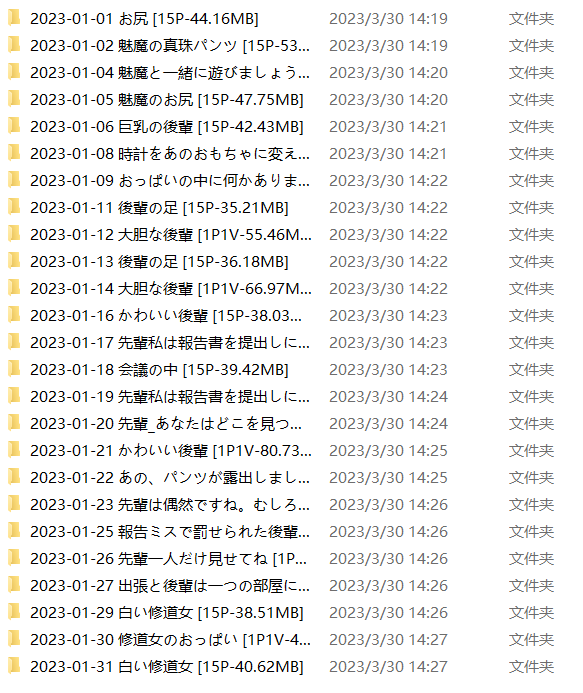 白银81-2023年01月会员合集 (全25期) [263P 8V 1.17GB]