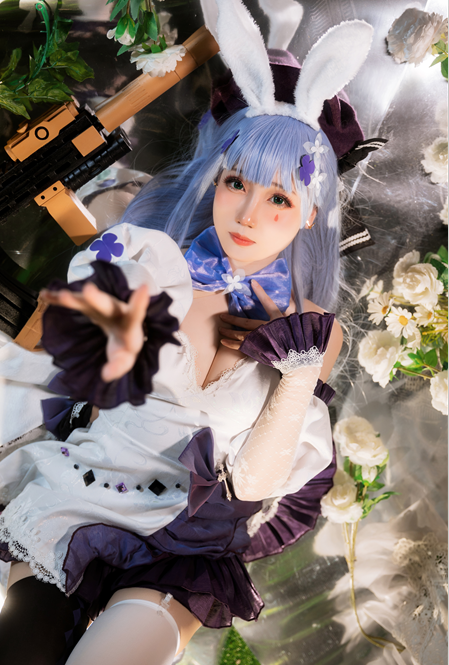 人气cos-焖焖碳-少女前线 HK416（24P,214M）