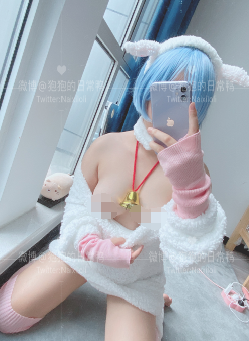 福利姬-狍崽饭-雷姆绵羊（51P,1V,420M）