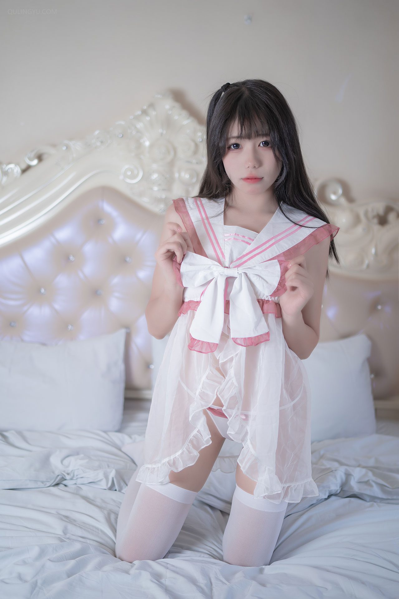 咬一口兔娘 粉嫩睡衣 [27P]