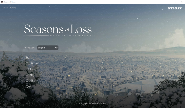 【欧美SLG】迷失的季节 Seasons of Loss v0.7r5  官方中文版