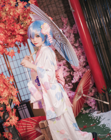 萝莉cos-神迟永利-蕾姆和风(47P,218M)