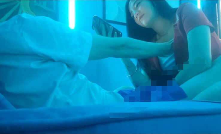 2023.5.7，【老默爱吃鱼】，今夜遇到一个美女，擦边球玩得好，暧昧气氛下玩得刺激精彩 751M