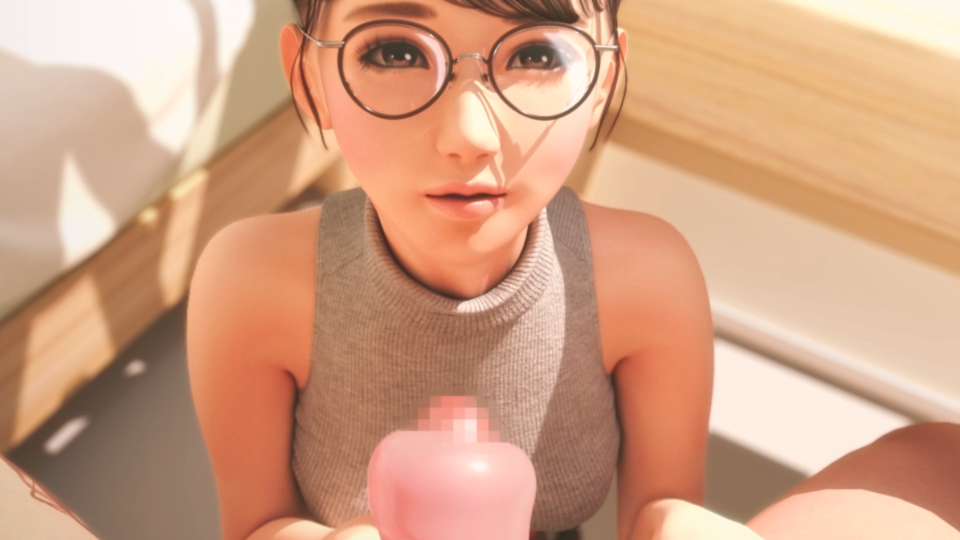 [3D同人/有修正]眼镜女老师的奖励日记的附加特典(2V/506M)