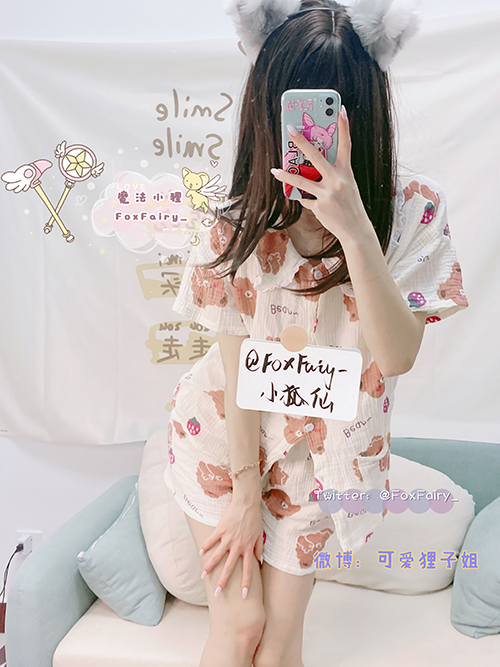 樱狸子-小熊睡衣 [13P+2V+759MB][百度盘]