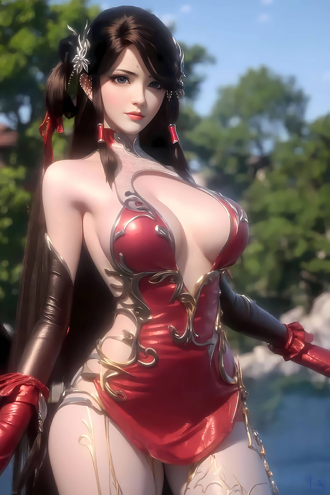 [3D] 【AI绘画】火灵儿【234P】【213MB度盘】