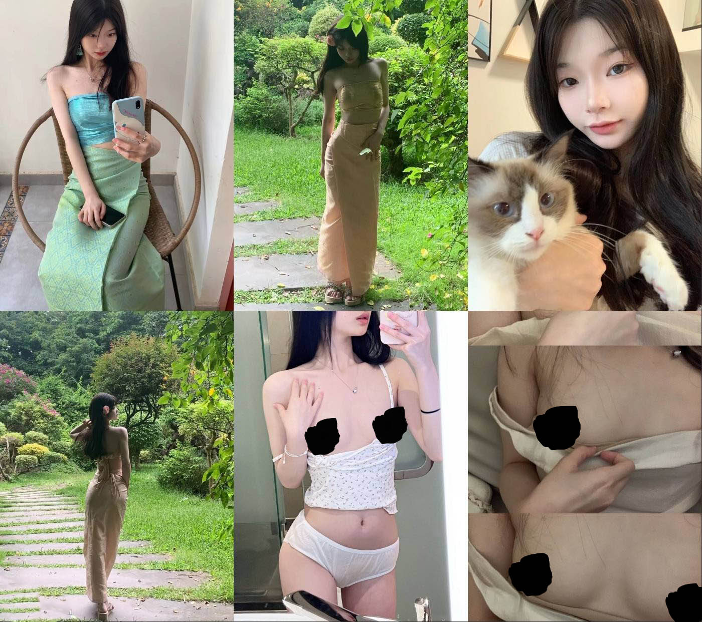 高颜长腿白虎粉笔绿茶婊【一只小母狗】不雅私拍【18P+13V】【230MB百度云】