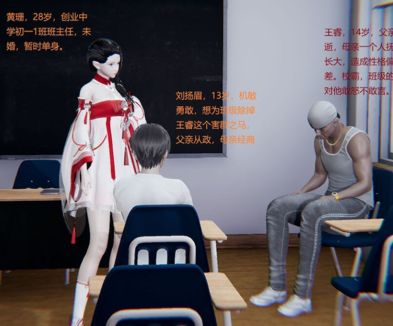 3D漫画-校霸被绿(374P,50M)