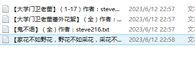 小说贴-steve216作品合集(4本)