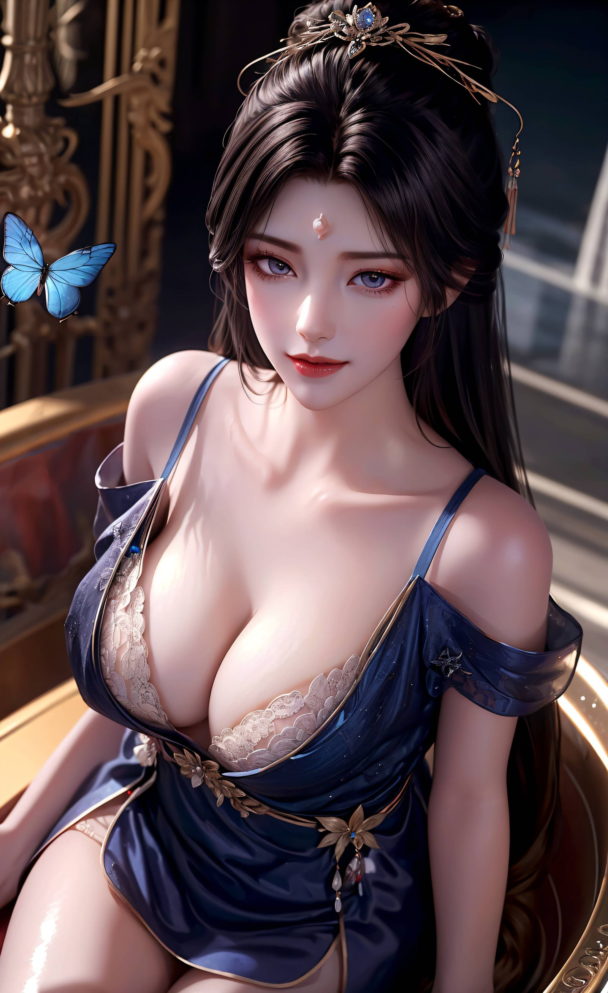 [AI国漫] [偏素]（搬运）完美世界-月婵-华服【104P】【338MB百度网盘】